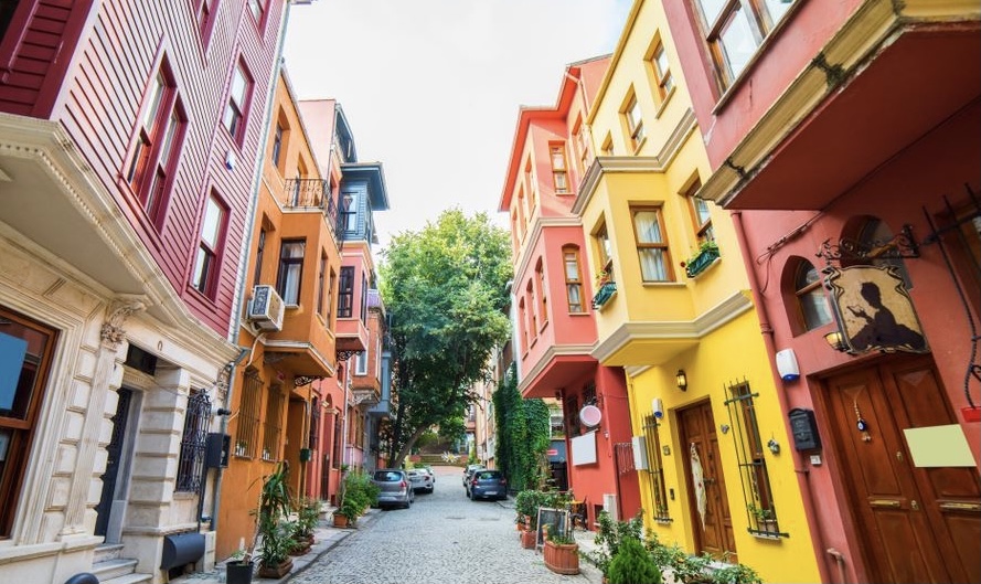 Straßen von Kuzguncuk Istanbul